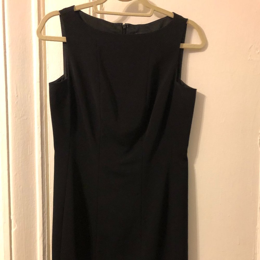 Ann Taylor Black Sleeveless Sheath Dress Size 4